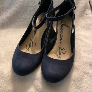American Rag Women's Navy Heels